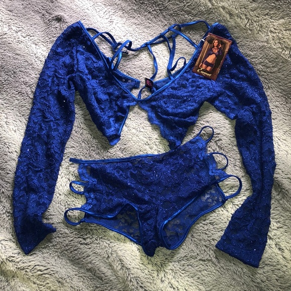Underwear Set Exposed Blue (S/M)